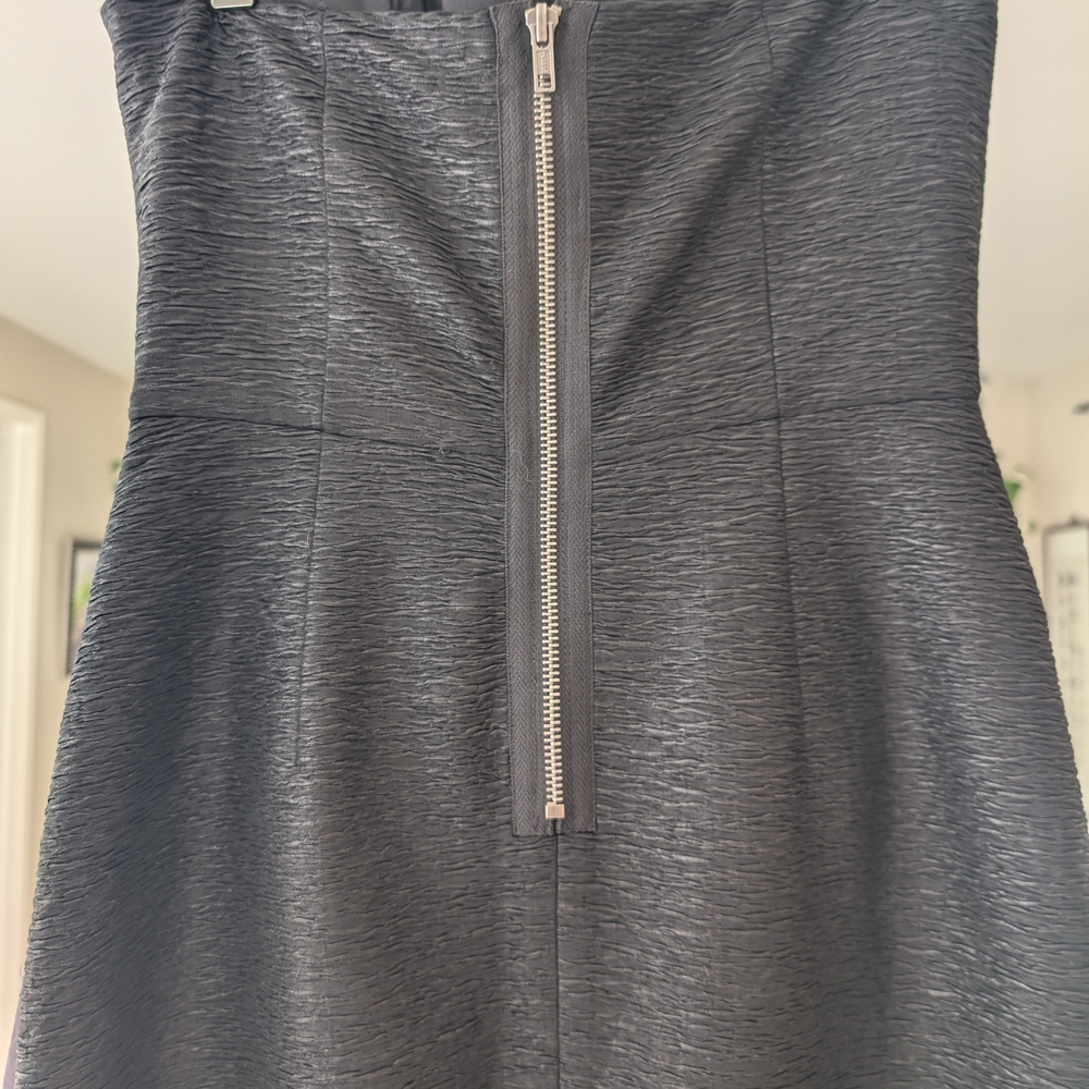 Bcbgeneration Black Asymmetrical Ruffled Straples… - image 7